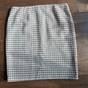 Peter Nygard Wool Blend Women's Mini Skirt Office Carrier Waffle Knit Tight Knit
